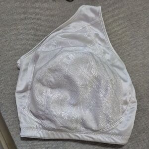 Just My Size White Lace Bra